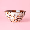 Ceramic salad bowl 1,5l - 21cm/Brown specks BROWN