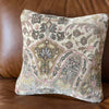 Ladic | 16' Turkish Rug Pillow | Floral | Coral
