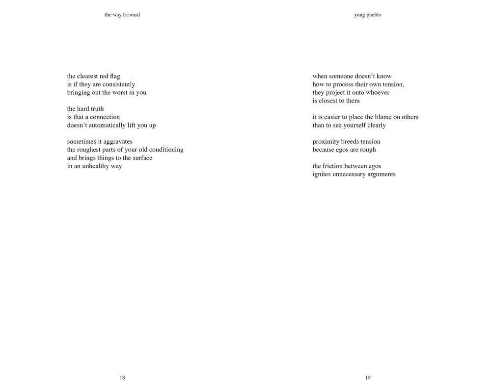 Way Forward by yung  pueblo