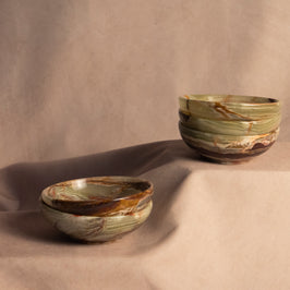 Pinch Bowl Onyx Multi -  Small 4"
