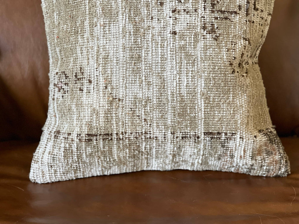 Vintage Turkish Rug Pillow | Taj 16’