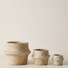 Ceramic Planter Pot, Textured with Drainage - Solene