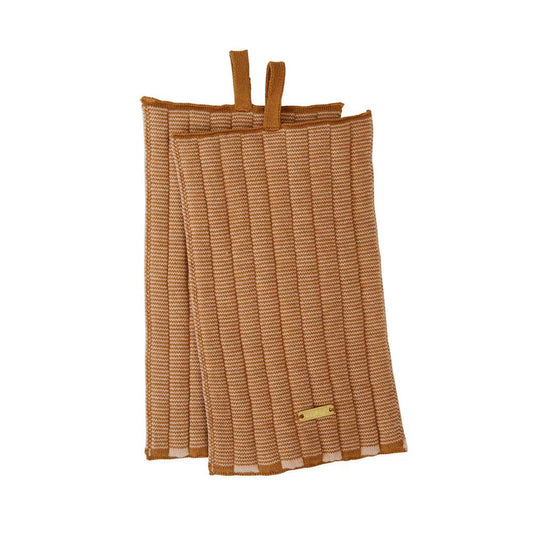 Stringa Potholder - Caramel / Rose