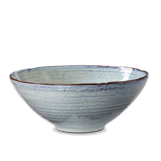 Porto Bowl Large Stoneware Blue Serving Bowl