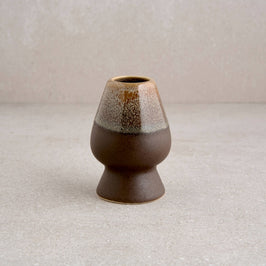 Brown Dripped Matcha Whisk Stand