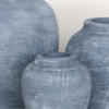 Leon Black Wash Round Vase Small