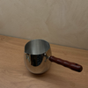 Latte Frother Jug with Wooden Handle