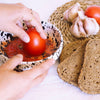 Garlic Grater Plate - Large Ceramic Black & White - Galaxia