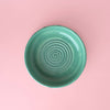 Garlic Grater Plate - Large Ceramic Green Jade