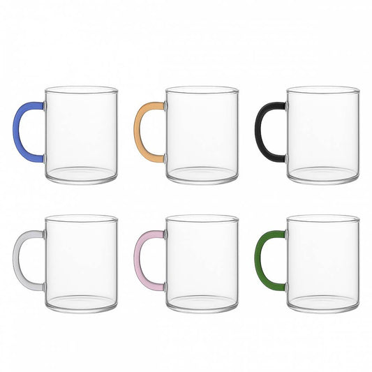 Colored Handle Mug