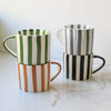 Simple Striped Mugs