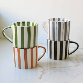 Simple Striped Mugs
