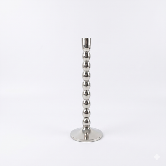 Large Silver Candle Stand