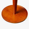 Elegant Wood and Metal Table Lamp with Fabric Shade