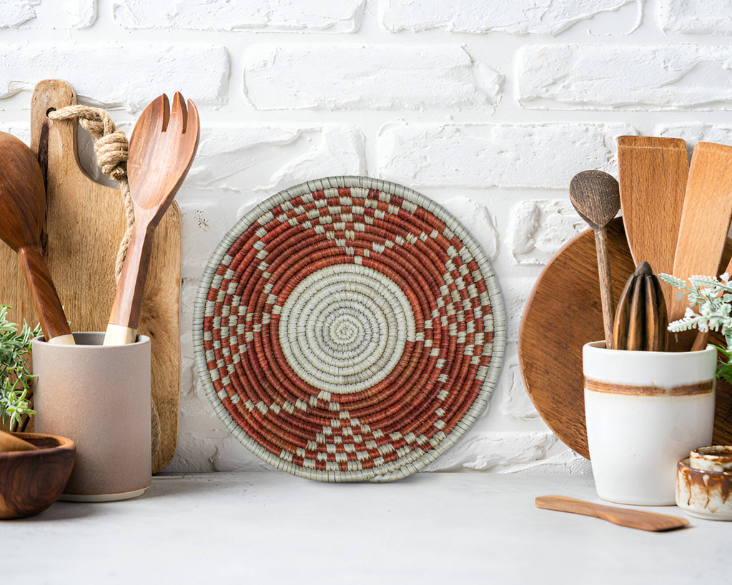 Handwoven Southwestern Dia Bowl Basket