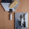 Geometric Marble Triangular Cheese Spreaders