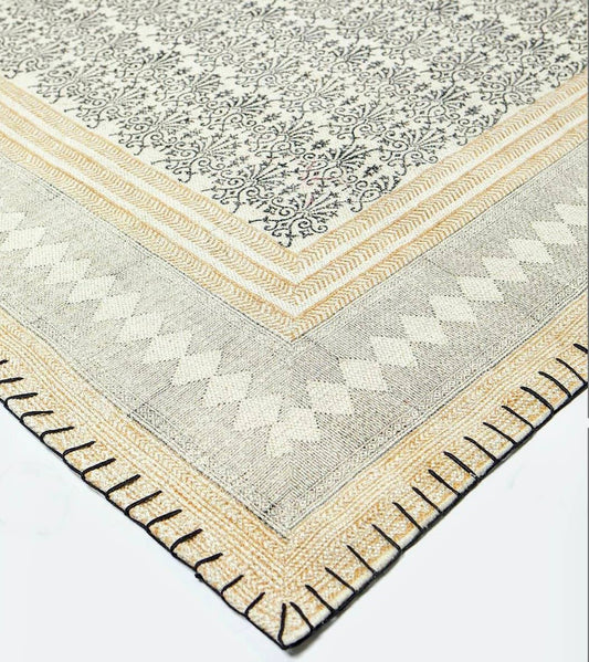 Diamonds & Flowers Area Rug