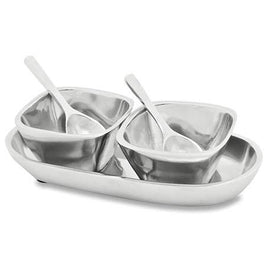 5-Piece Mini Dip Set in Polished Aluminum