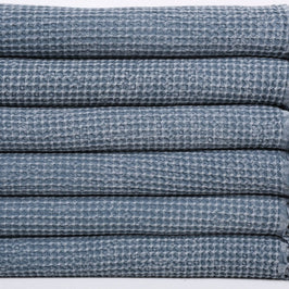 Organic Turkish Cotton Waffle Weave Hand Towel 20"x40"