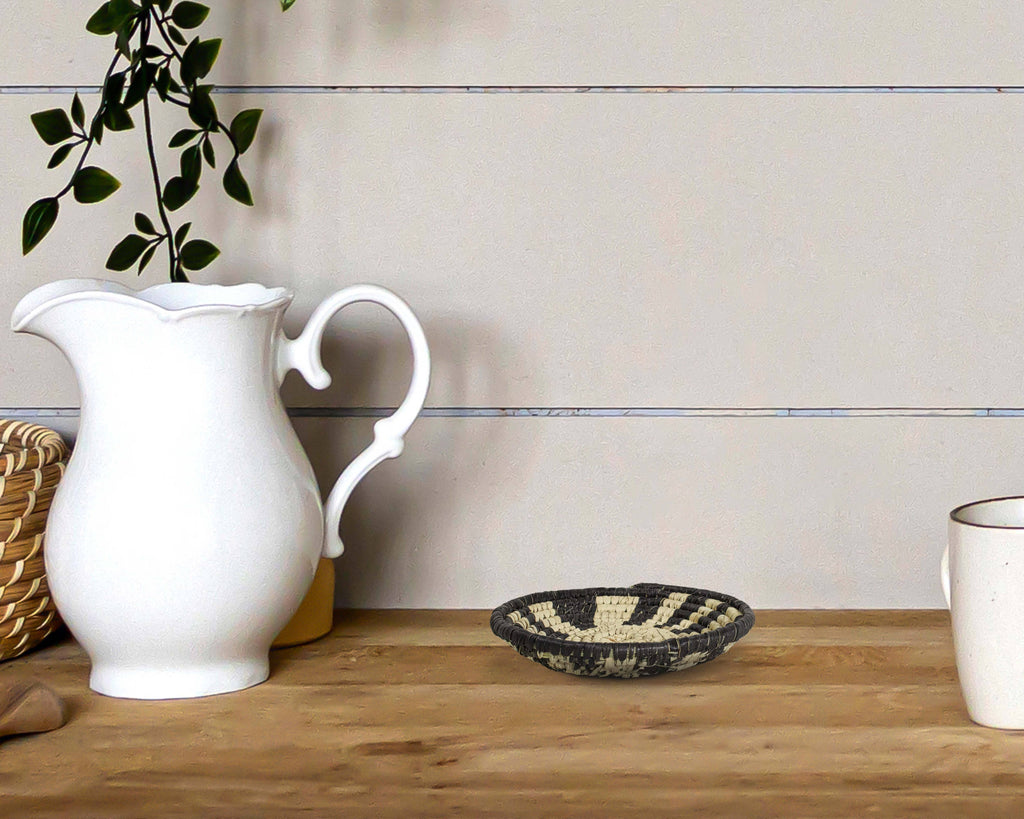 Boho Mini Stripe Bowl Basket