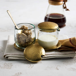 Pebbled Sugar and Creamer Set - Marigold Market