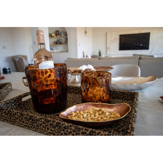 Safari / Tortoiseshell Champagne Bucket Large
