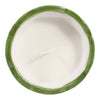 Plumeria Green and White Ceramic Scented Candle