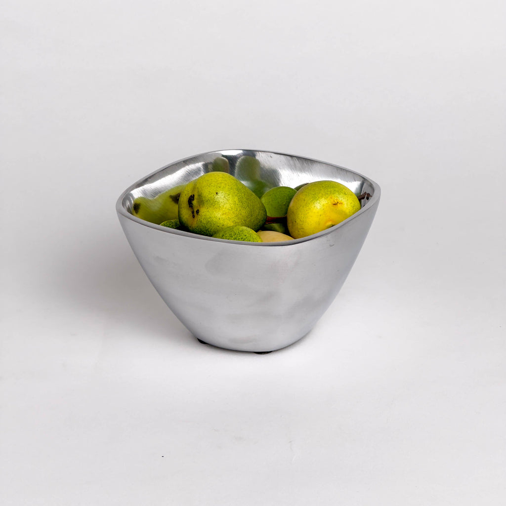 5" Square Aluminum Bowl