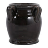 Black Ceramic Pen Holder w/ Handles