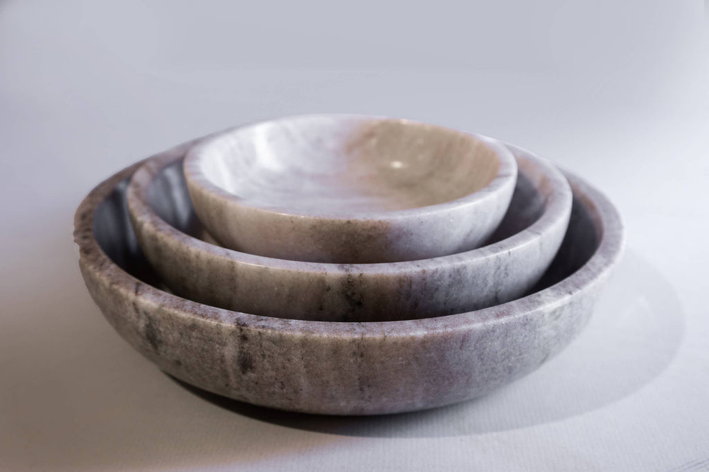 Med. Brown Galaxy Marble Bowl 8"
