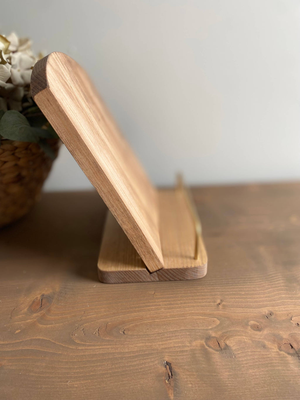 Cookbook Stand, Recipe Stand | Walnut