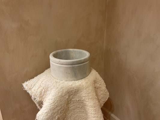 BOWL TRAVERTINE 10X10X5