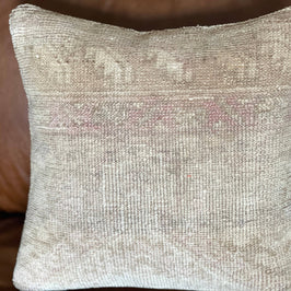 Pastel Vintage Persian Rug Pillow - Asli