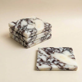 Natural Stone Drink Coasters | 4x4"