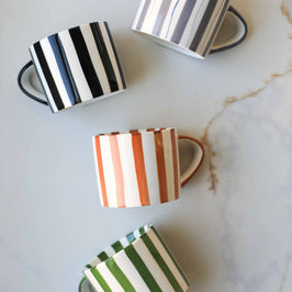 Simple Striped Mugs