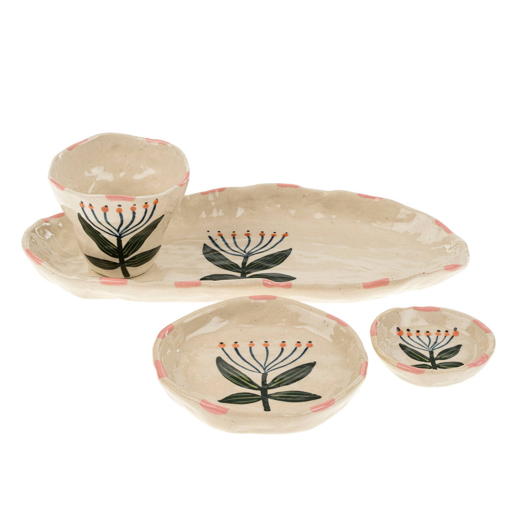 Flora Pottery Cup - Lotus