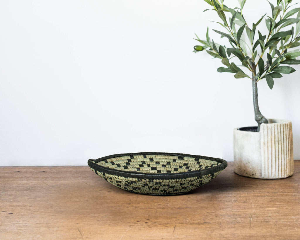 Handwoven Southwestern Bowl Basket - Large