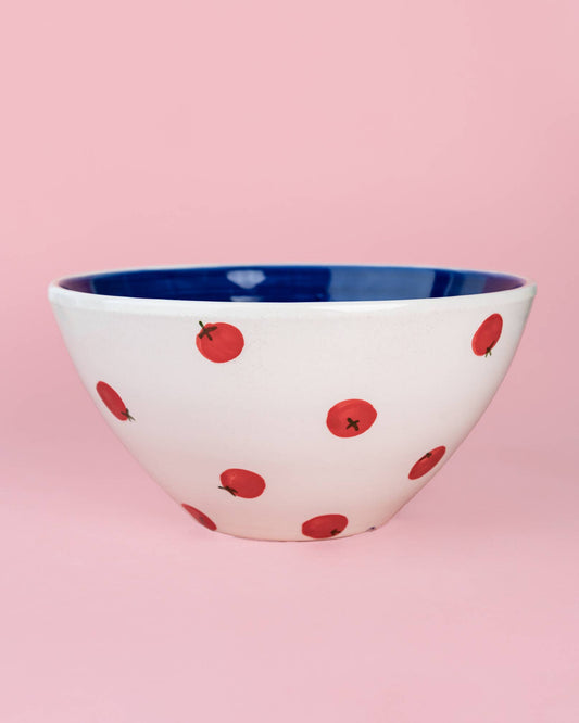 Ceramic Salad Bowl - Front View