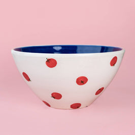 Ceramic Salad Bowl - Front View