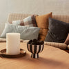 Inka Wood Tray Round - Small - Dark