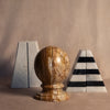 Striped Black & White Bookends