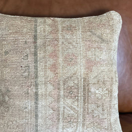 Pastel Vintage Persian Rug Pillow - Asli