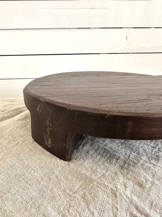 Found Wood Pedestal Large