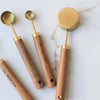 Wood Handle Measuring Spoons Set