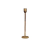 Candle Holder H 9" x Dia 2.25" Old Brass