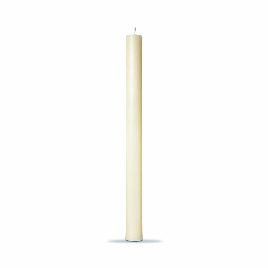 Color Studio 10" Straight Candle Ivory Wax Everyday