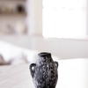 Thassos Four Handle Vase Black
