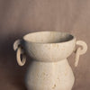 Vase With Rings - Travertine
