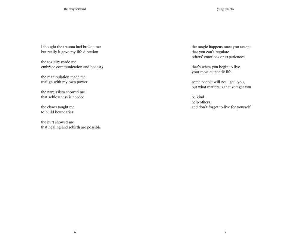 Way Forward by yung  pueblo