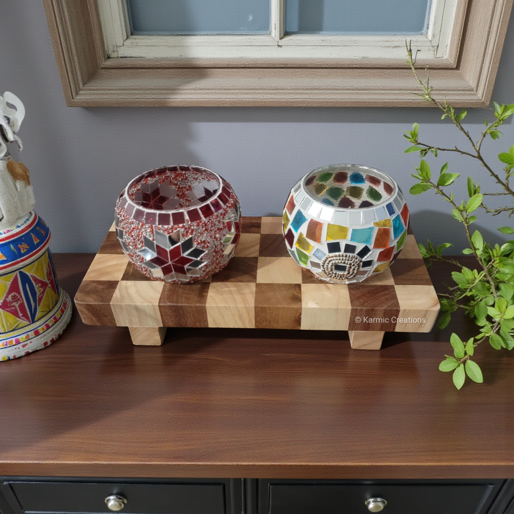 Wooden Trivet. Table Organizer, Riser.